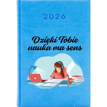 Kalendář Knižkový kalendář 2026 A5 FunnyCase modrý