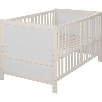 Dětská postýlka roba Kombinovaná dětská postýlka »Easy Sleep«, 70x140 cm (přírodní šedá)