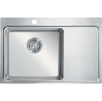 Nerezový dřez STRONG StrongSinks S3 Dřez Nida 784, rozměr 784 x 513 mm nerez, odkap vpravo