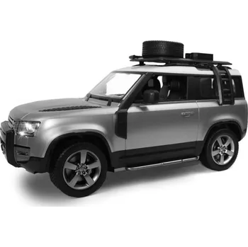 RC model auta Siva RC auto Land Rover Defender 90 1:12 stříbrná metalíza 100% RTR