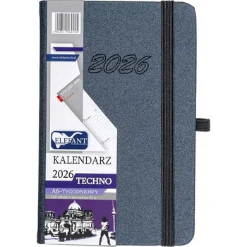 Kalendář Knižní kalendář 2026 A6 Elefant šedý