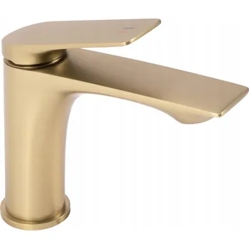 Vodovodní baterie Nízká umyvadlová baterie REA AVALON BRUSH GOLD, kartáčované zlato