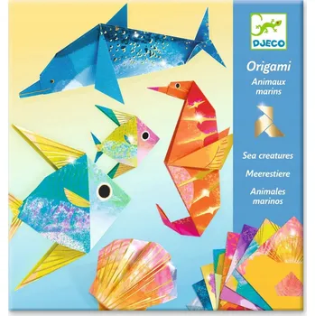 kreativní sada Origami Mořské Příšerky 24 archů Djeco 7+