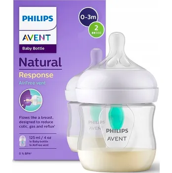 Kojenecká láhev Láhev s antikolikovou vložkou Philips Avent AirFree SCY670/01 125 ml