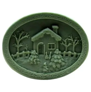 Mýdlo Silikonová forma na mýdlo zimní