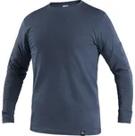Pánské tričko s dlouhým rukávem CXS PETR Velikost: 4XL, Barva: námořní modrá