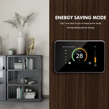 Termostat WIFI TUYA 4,3" LCD do ogrzewania elektrycznego kolorowy ekran