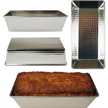 Nádoba na pečení PLECH NA PEČENÍ, FORMA NA FORMA NA BISKUPSKÝ CHLEBÍČEK, BÁBOVKU, KOLÁČE, CHLEBA, OCELOVÝ 25x7 CM