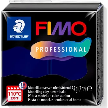 Modelovací hmota modelovací hmota FIMO Professional balení 57g . Barva 34 MODRÁ NÁMOŘNÍ (Navy Blue).