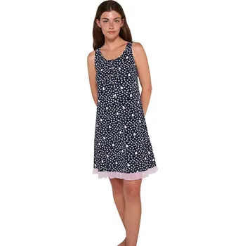 Dámská móda Lehká noční košile Vamp s úzkými ramínky 20111 velikost S