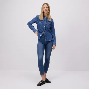 Dámské džíny Reserved - Džíny slim push up - tmavomodrá - 8434B-59J - 8434B-59J-40-3