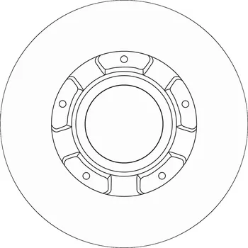 Zavěšení kol Brzdový kotouč TRW DF6963S
