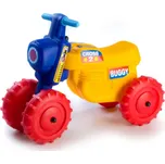 Teddies Odrážedlo CROSS 2 žluté plast výška sedadla 28cm nosnost do 25kg od 18 měsíců