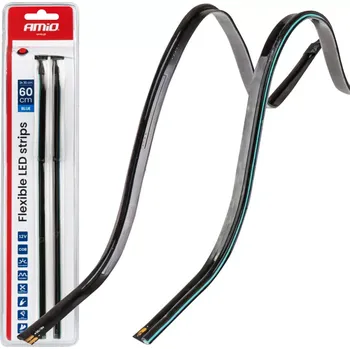 LED páska LED pásky COB do auta - bočné modrá 2x30 cm 12 V AMiO-04578 (04578)