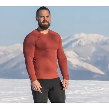 Červené pánské funkční termo tričko Velikost: 2XL