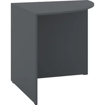 Psací stůl Jednací stůl CO-02 rohový, kancelářský Barva: antracit