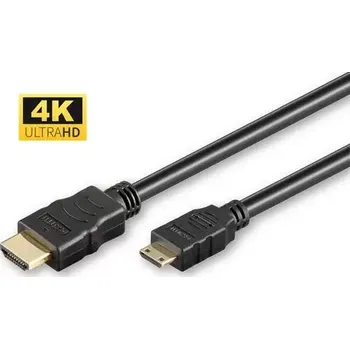Video kabel MicroConnect Kabel HDMI (M) - miniHDMI Typ C (M) 2m černá (HDM1919C2)