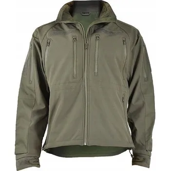 Moto bunda Nepromokavá bunda Softshell Plus bez kapuce Mil-Tec - Olive S
