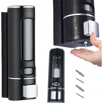 Dávkovač mýdla Ruční nástěnný dávkovač mýdla Okazeo 400 ml černý