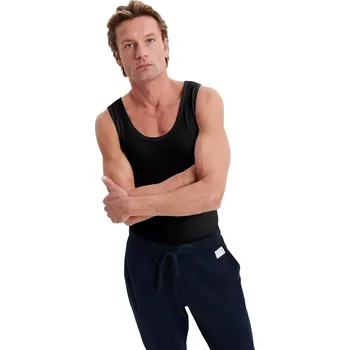 Pánské tílko Pánská tílka Vamp - černá – set 2 ks velikost XXL