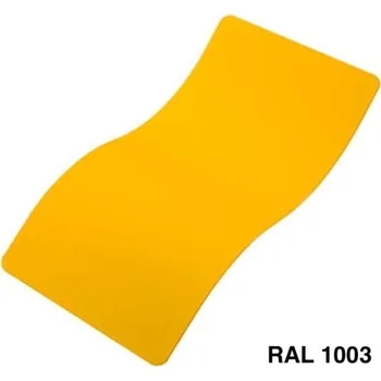Obraz RAL 1003 Prášková Barva Žlutá Lesklá