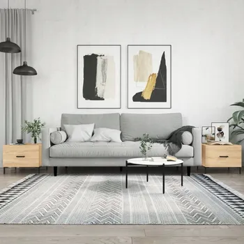 Konferenční stolek Konferenční stolek VidaXL 829403 čtvercový 50 x 50 x 40 cm dub sonoma