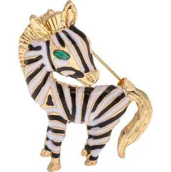 Brož Brož zebra pozlacená 9002051