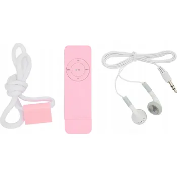 MINI MP3 PŘEHRÁVAČ 64 GB RŮŽOVÝ