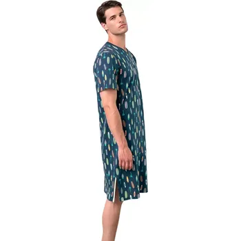 Mladistvá pánská noční košile Vamp Shorey 18703 blue depths velikost M