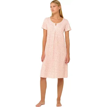 Dámská noční košile Bavlněná letní noční košile Vamp 22224 salmon velikost S