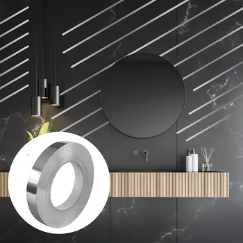 Home decoration Samolepicí dekorační páska 20 mm / Stříbrná