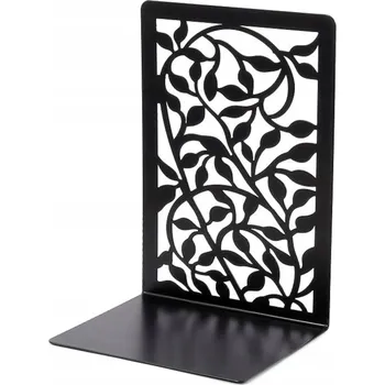 Obraz 1 x PODPĚRKA NA KNIHY PROTISKLUZOVÁ KOVOVÁ ČERNÁ STOJANY