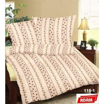 Povlečení Krepové povlečení 160x200 břečťan knoflíky bavlna