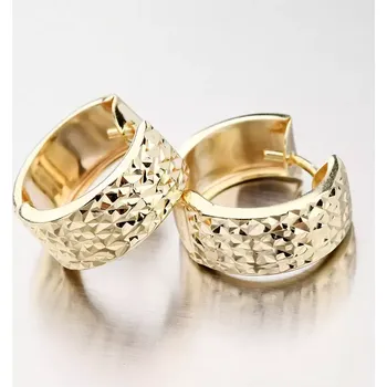 Náušnice Dámské náušnice šiřší kroužky PTI-120123