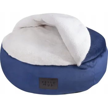 Pelíšek pro psa PETTO Minku Velvet Granátové pelíšek norka pro psa L