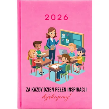 Kalendář Knižkový kalendář 2026 A5 FunnyCase růžový