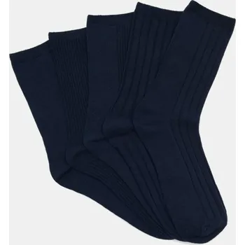Sinsay - Sada 5&nbsp;párů ponožek - námořnická modrá - 827EL-59X - 827EL-59X-43R