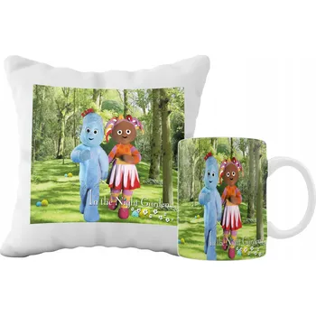 Polštář SADA HRNEK A POLŠTÁŘ DOBROU NOC ZAHRADA POHÁDEK NÁPAD NA DÁREK GRAFIKA