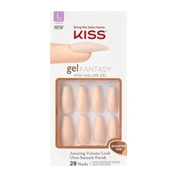 Umělé nehty Tipy na nehty Kiss Gel Fantasy KGFS01 28 kusů
