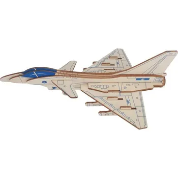 3D puzzle Woodcraft construction kit | Woodcraft Dřevěné 3D puzzle Stíhačka Raptor J10