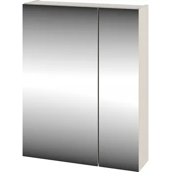 Šatní skříň Koupelnová Skříňka se zrcadlem 60 cm 2 Dveře Kašmír