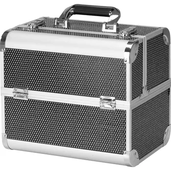 Kufr kosmetický s kamínky Černý