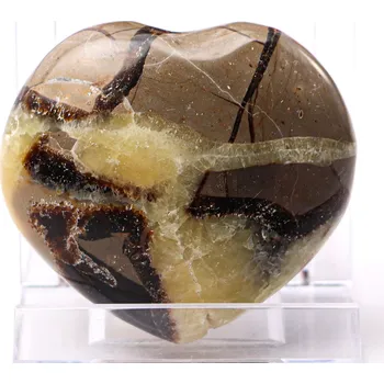 Drahý kámen Magieprirody.cz Srdce Septárie 61 x 57 mm 138 g přírodní kámen #D349