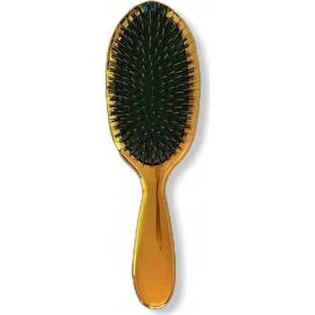 kartáč na vlasy WTB Profesionální kartáč na vlasy oválný zlatý s kančími štětinami - střední