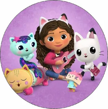 Jedlý papír na dort kulatý 19,5 cm, Gabi