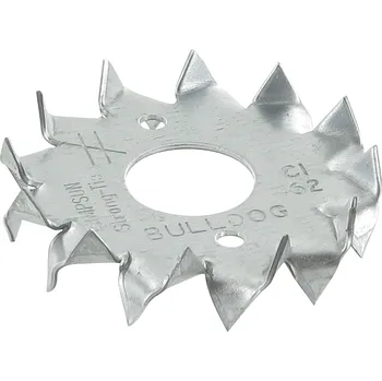 Tesařské kování SIMPSON Bulldog C1-50 D 50/17 žár. pozink., oboustr. ozubená podložka