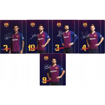 Desky s gumou A4 - FC Barcelona Barca Fan 7, 1 ks mix vzorů