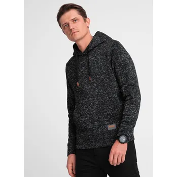 Pánská mikina Pánská nepropínací klokaní mikina s kapucí - graphite melange V2 B1675 - XXL