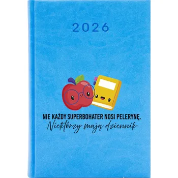 Kalendář Knižkový kalendář 2026 A5 FunnyCase modrý