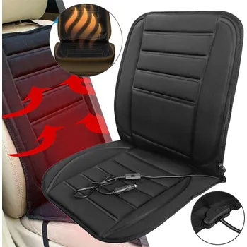 Polštář POLŠTÁŘE DO AUTA 12V MĚKKÉ, TEPLÉ POTAHY NA OPĚRADLO A SEDADLO